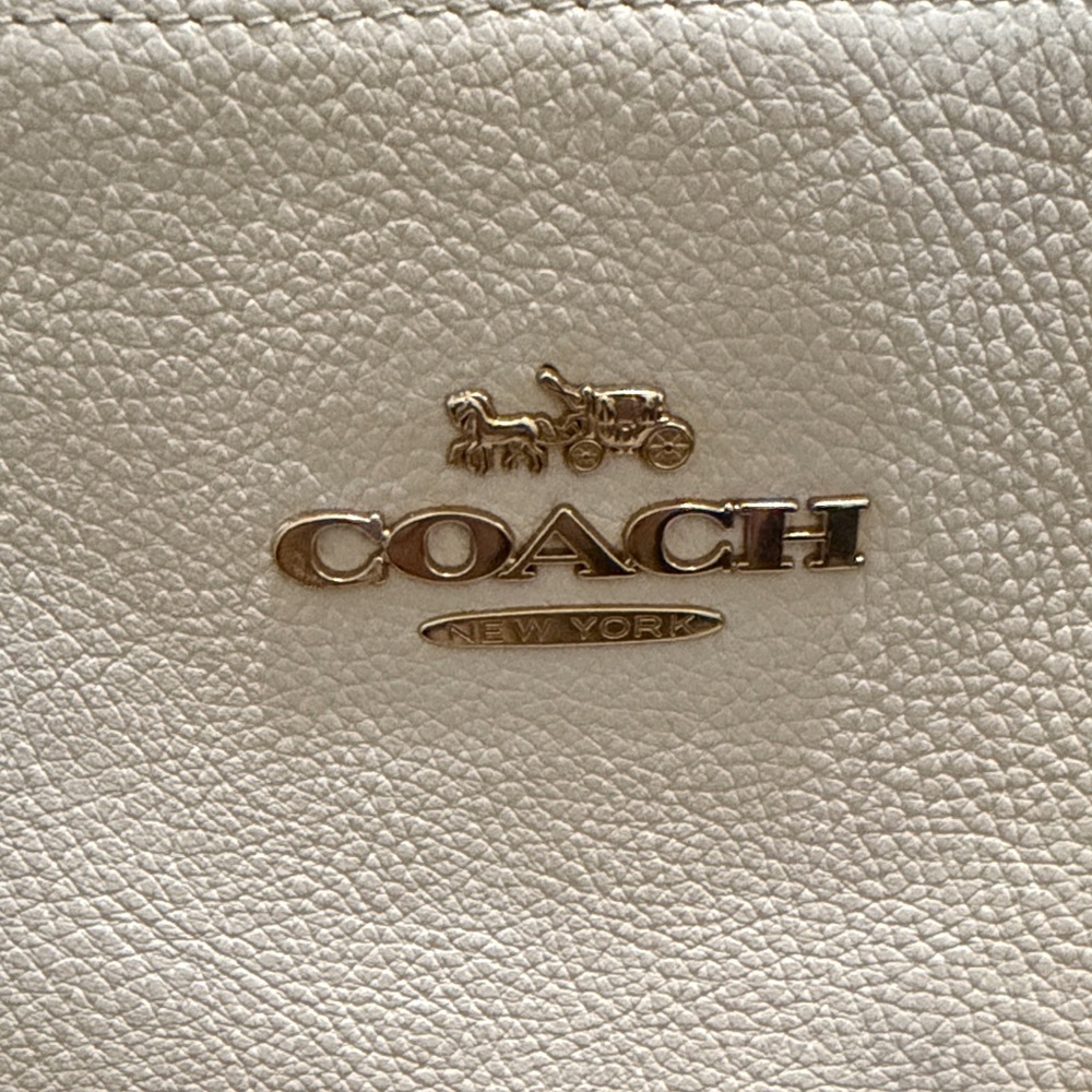 Coach Cream and Pink Tote Bag - Picture 3 of 8